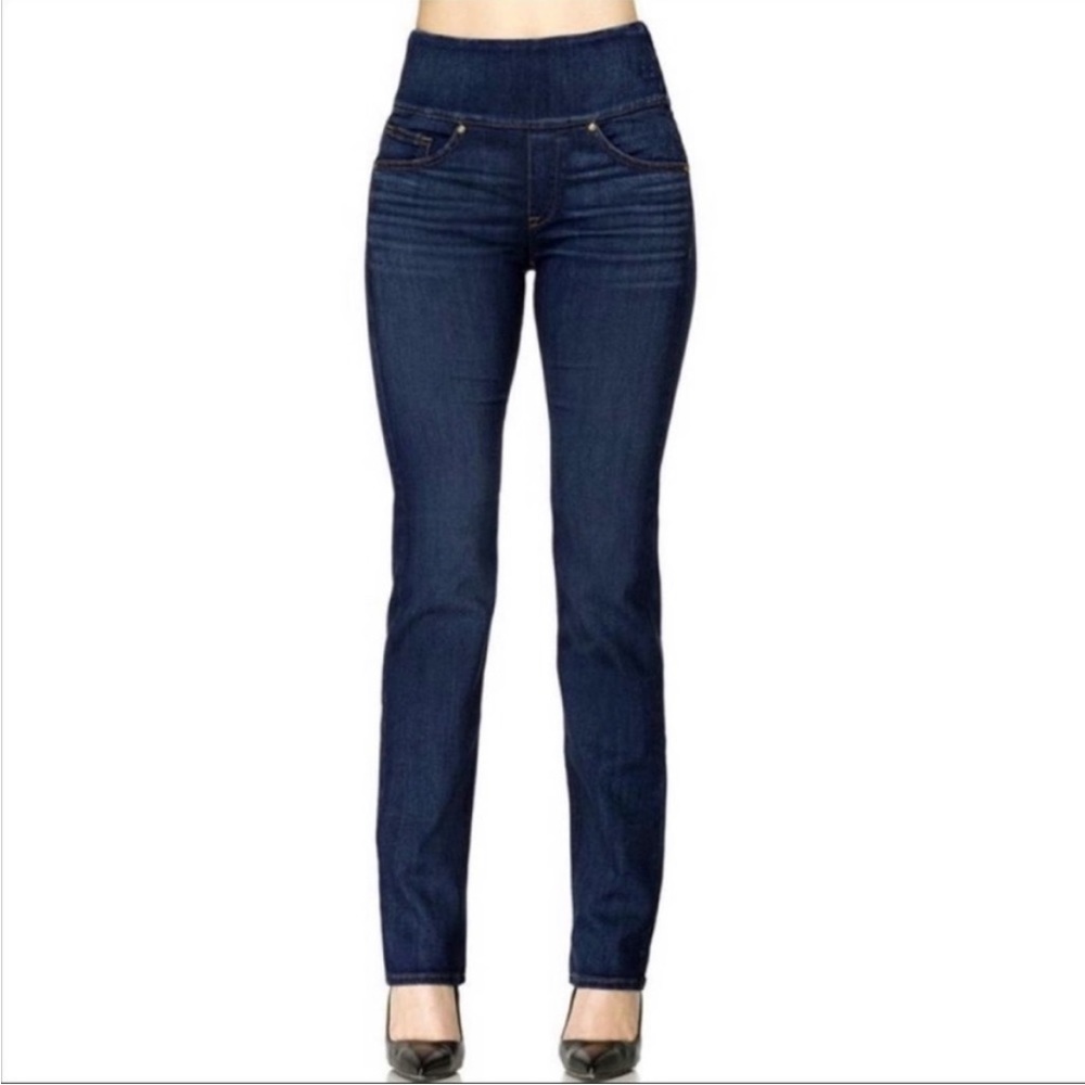 Spanx Signature Straight Leg 
Dark Blue- Size 30